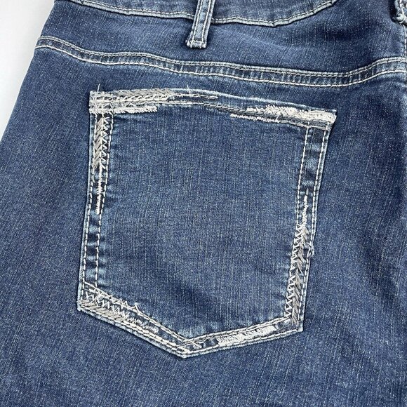 NWT Silver Jeans Elyse Slim Size 20 Inseam:29 (28) Indigo Blue - Picture 4 of 16